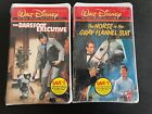 VINTAGE Disney KURT RUSSELL Collection VHS Tape Sealed Lot Barefoot Executive