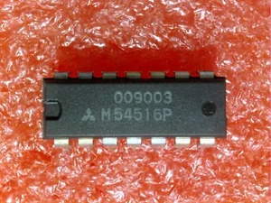 10 PIEZAS MATRIZ DE TRANSISTORES MITSUBISHI M54516P 25V 0.5A 5 CANALES NPN Si DARLINGTON - Imagen 1 de 7