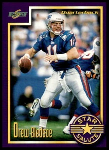 1999 Score Supplemental #105 Drew Bledsoe Error Card - Bild 1 von 2