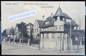 SAAROW (Mark) Ahorn-Allee Seestrasse Gutsverwaltung 1916 Fürstenwalde Storkow - Bild 1 von 2