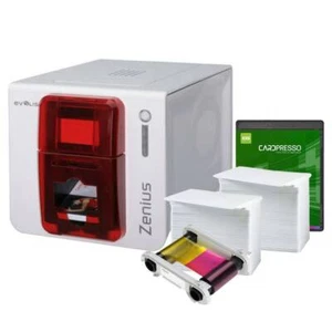 Evolis Zenius ID Card Printer Single-Sided Printing of Plastic Cards - Picture 1 of 7