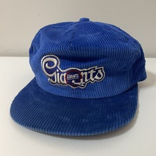 Giants Corduroy SnapBack Blue Hat Logo 