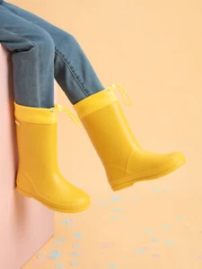 Kids Rain Boots Boys Girls Lightweight Waterproof Outdoor Playing Rain Boot - Picture 1 of 20