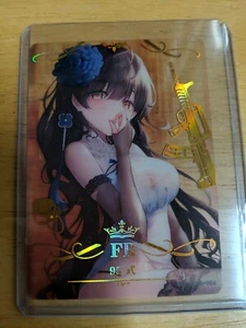 Tarjeta coleccionable transparente para niñas Frontline tipo 95 lámina de oro Doujin historia de la diosa FR - Imagen 1 de 2