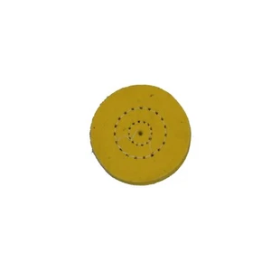 12 Pieces - 1-1/2" x 16 Ply - Yellow Buff Wheels for dental jeweler hobby & more - Picture 1 of 3