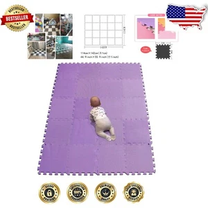 30cm Puzzle Play Mats - 1cm Thick EVA Foam Tiles for Kids' Safe Play Spaces - Picture 1 of 11