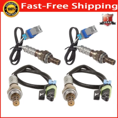 Sensor de oxigênio 4 peças upstream + downstream para Hummer H2 6.0L V8 2003 2004 2005 2006 - Imagem 1 de 4