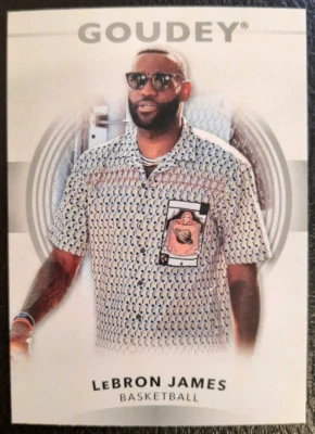 Tarjeta insertada 2022 Upper Deck Goodwin Champions LeBron James Goudey #G50 NBA Foto 1 de 2