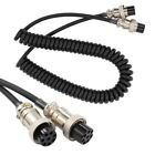 Black 8 Pin Female Mic Cable Cord for Radio MC 60A MC 90 and More