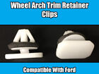 50X Clips For Ford Transit Connect Wheel Arch Trim White Plastic Retainer