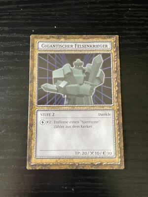 GERMAN Yugioh! Dungeon Dice Monsters DDM Giant Soldier Of Stone Card Only - Image 1 of 4