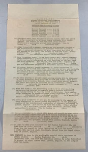 Original September 1938 WBBR Typeset Announcement Sheet Watchtower Jehovah - Picture 1 of 6