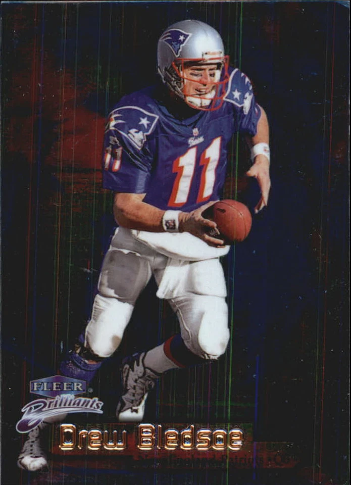 1998 Fleer Brilliants Blue Football Card Pick - Image 1 of 1