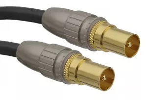 5m Antennenkabel Koax Kabel Stecker Koaxialkabel 135Db Buchse Digital Hdtv Fach - Bild 1 von 4