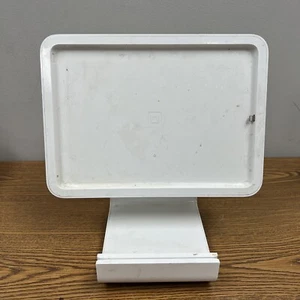 Square Stand for iPad - White Model #S025 With Power Adapter - Picture 1 of 4
