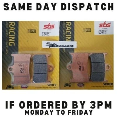 SBS Race Sinter Front Brake Pads Yamaha YZF R1 M 2015 - 2018 2019 2020 2021 2022 - Image 1 of 4