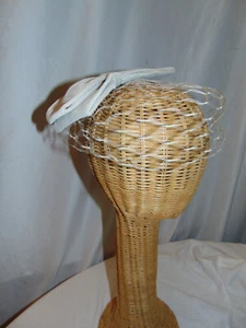 Vintage Promi Hüte California Damen Fascinator offener Schleier 50er - Bild 1 von 6