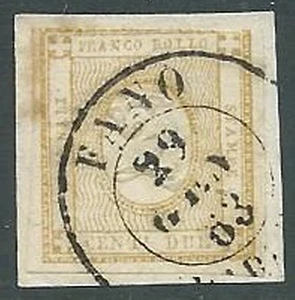 1862 REGNO USATO CIFRA 2 CENT - U43-2 - Picture 1 of 1