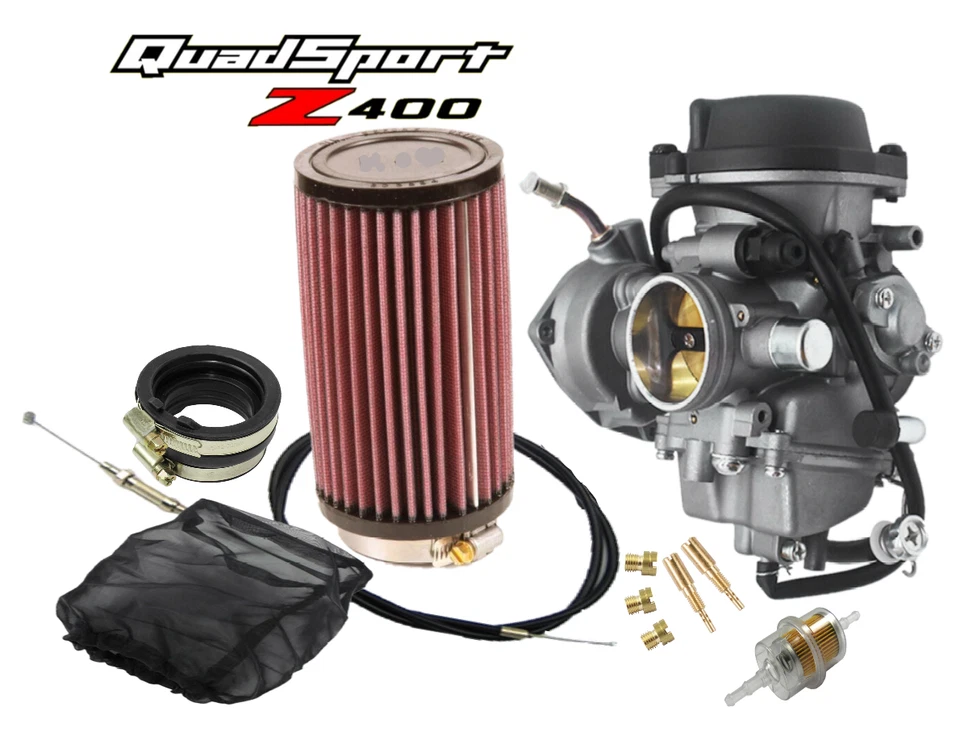 03-08 LTZ 400 LTZ400 Z400 Stock Kit Completo Carburador Admisión Filtro Cable Foto 1 de 1