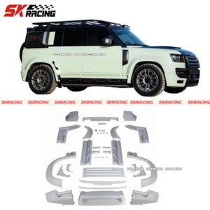 Front Rear Lip Bumper Side Skirt Splitter Bodykit For Land Rover Defender 90 110 - Picture 1 of 19