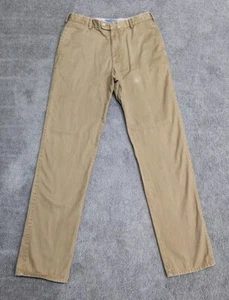 Peter Millar Golf Pants Mens 32x34 Brown Performance Pima Cotton Twill Chino - Picture 1 of 9