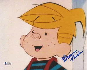 BRENNAN THICKE HANDSIGNIERTES SIGNED DENNIS THE MENACE BAS COA 8X10 FOTO - Bild 1 von 1