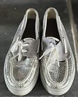 Womens Sperry Sparkle Boat Shoes Size 7M