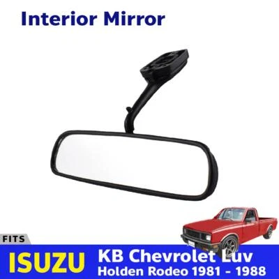 Interior Room Mirror Fits Isuzu KBZ Faster Chevy LUV Pickup 1981-88 Rear View Foto 1 de 4