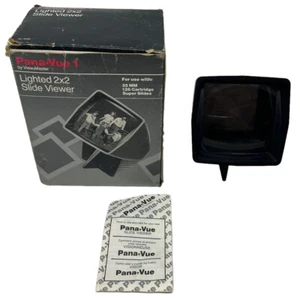 Pana-Vue 1 Lighted 2x2 Slide Film Viewer for 35mm Vintage Tested Works With Box - Picture 1 of 12