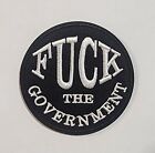 F@&k The Goverment Harley Davidson Biker Vest Patches Iron Sew On