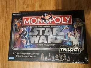 Juego de mesa vintage Monopoly Star Wars Trilogy Edition 2004 Parker Bros sellado - Imagen 1 de 2