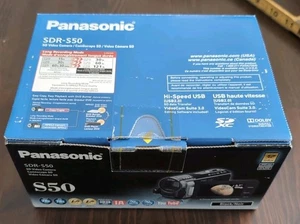 Videocámara Panasonic SDR-S50 nueva caja abierta (negra) USB 2.0 Videocam Suite 3.0 - Imagen 1 de 12