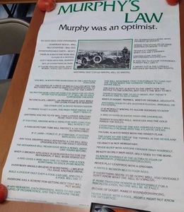 Murphy's Law Poster - Picture 1 of 1