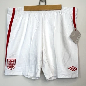 Umbro England Trikot Fußball Match Shorts Größe XL New Old Stock Neu mit Etikett 2008 - Bild 1 von 16