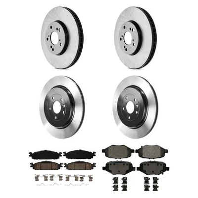 For Ford Police Interceptor Utility 13-18 Brake Kit QuickStop Front & Rear Brake Foto 1 de 4