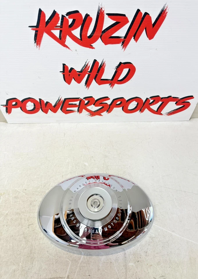 2003 HARLEY ELECTRA GLIDE 100th Anniversary Air Cleaner Housing Chrome Cover - Image 1 of 4