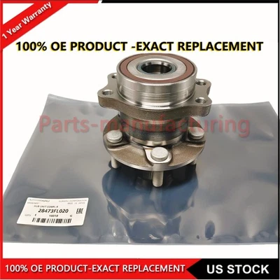 NEW For 2008-20 Subaru Rear Wheel Hub & Bearing Assembly Impreza BRZ 28473FL020 Foto 1 de 4
