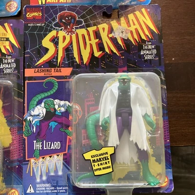 Vintage 1994 Spider-Man Animated Lashing Tail Lizard Figure Toy Biz - Image 1 of 4
