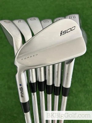 LH Ping i500 Forged Iron Set 5-U / Ping AWT 2.0 Stiff +1/2” - Image 1 of 4