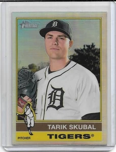 2025 Topps Heritage Tarik Skubal Chrome Refractor Parallel #116 - Picture 1 of 1