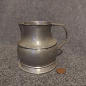 18. Jahrhundert Zinn kleiner Krug Zinn 1791 German Tin Antik Hand Made gemarkt - Bild 1 von 8