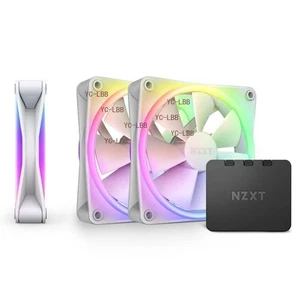 Wentylator obudowy NZXT F120 RGB DUO 120mm - biały (3-pak) - Zdjęcie 1 z 3