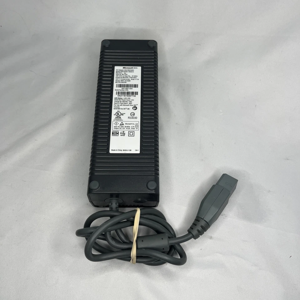 OEM Microsoft XBOX 360 DPSN-168CB A AC Adapter Power Supply Genuine  - Image 1 of 4