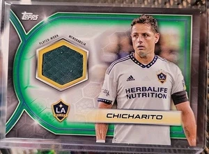 2023 Topps MLS #R-C Chicharito Jersey Relic Green #/99 LA Galaxy - Picture 1 of 2