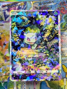 Bulbasaur pocket app handmade high quality card tcg full art Genetic Apex Set - Picture 1 of 2