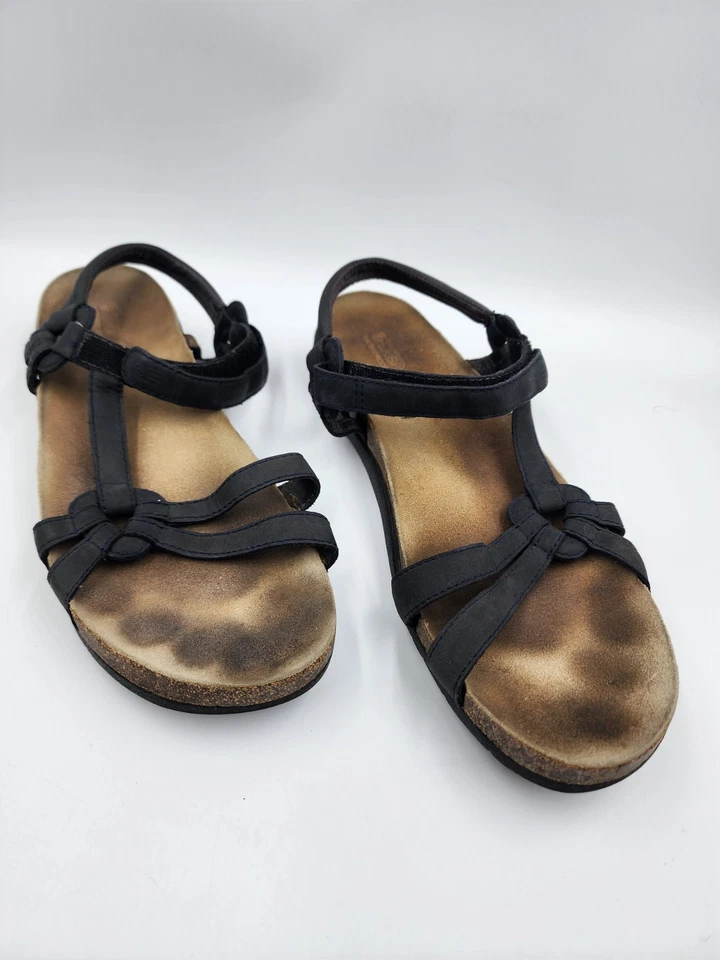 Teva Women’s Ventura 6389 Leather Cork Wedge Strappy Sandal Size 11  EU 43.5 - Image 1 of 4