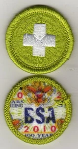 Safety Merit Badge, Type K, "BSA 2010" Back (2010-12), Mint! - Picture 1 of 1