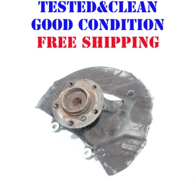 BMW 745Li 2003-2006 eje delantero derecho del lado del pasajero nudillo cubo de rueda OEM Foto 1 de 4