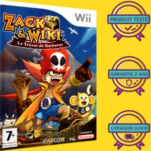 🏴☠️ ZACK & WIKI : LE TRÉSOR DE BARBAROS - NINTENDO WII 🐒 - Imagen 1 de 3
