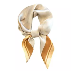 Women Silk Feeling Neckscarf Large Square Scarf Head Wraps Shawl Shawls Necke... - Picture 1 of 4